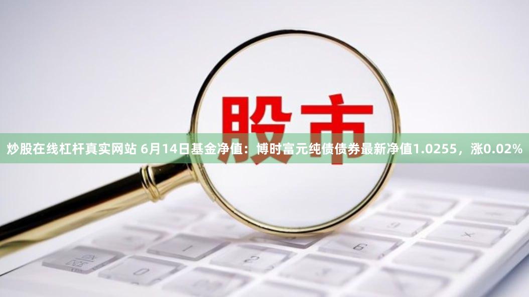 炒股在线杠杆真实网站 6月14日基金净值：博时富元纯债债券最新净值1.0255，涨0.02%