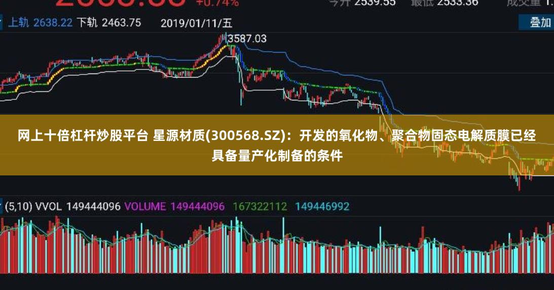 网上十倍杠杆炒股平台 星源材质(300568.SZ)：开发的氧化物、聚合物固态电解质膜已经具备量产化制备的条件