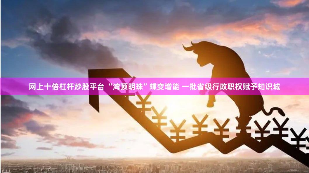 网上十倍杠杆炒股平台 “湾顶明珠”蝶变增能 一批省级行政职权赋予知识城