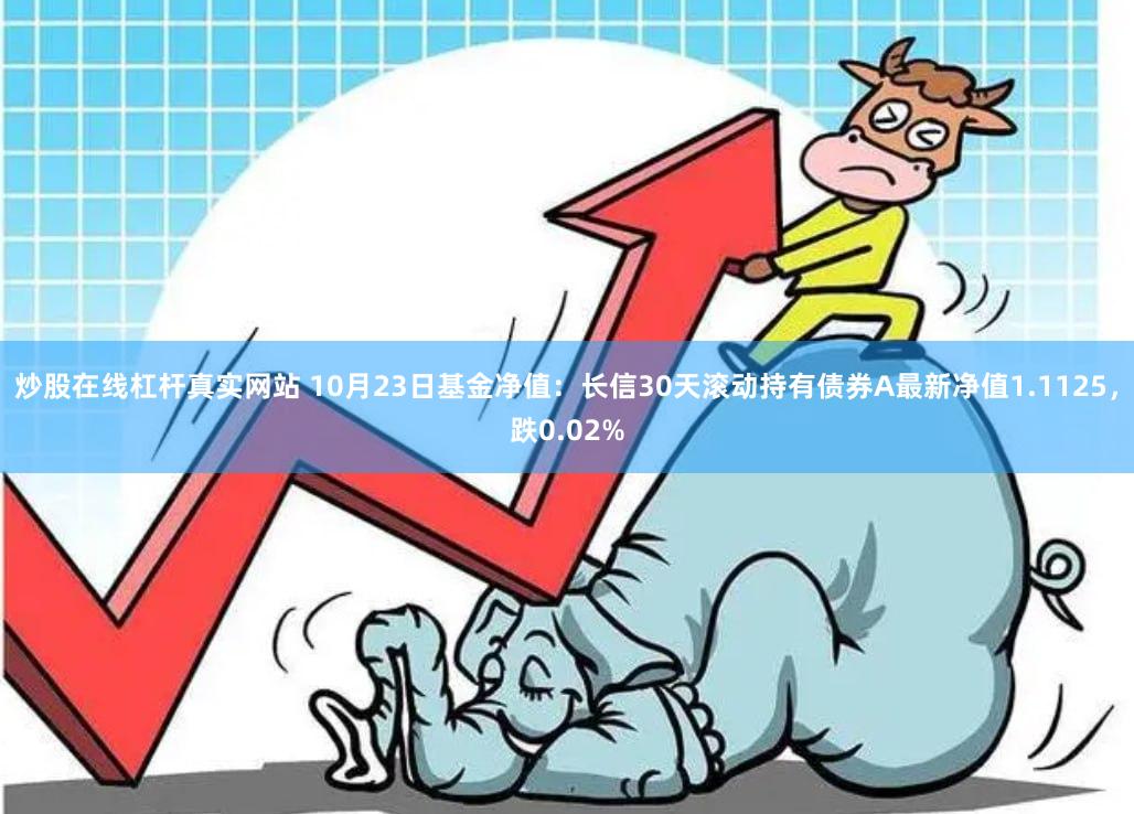 炒股在线杠杆真实网站 10月23日基金净值：长信30天滚动持有债券A最新净值1.1125，跌0.02%