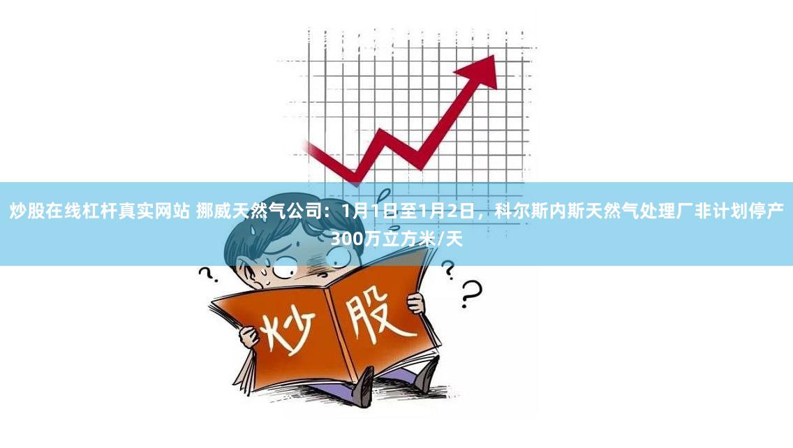 炒股在线杠杆真实网站 挪威天然气公司：1月1日至1月2日，科尔斯内斯天然气处理厂非计划停产300万立方米/天